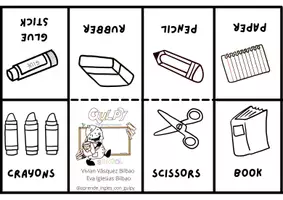 Aperçu - Matériel pour travaux manuels / dessin - School Mini Book - Page 1