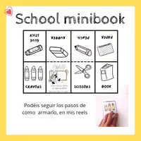 Aperçu - Matériel pour travaux manuels / dessin - School Mini Book - Page de couverture