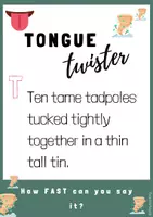 Aperçu - Affichage - FREEBIE - Tongue Twisters (Pósters) - Page 2
