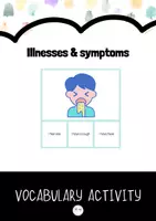 Aperçu - Apprentissages en autonomie - Tarjetas - Illnesses & Symptoms - Page de couverture