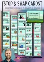 Aperçu - Jeux - Simple Past - Stop & Swap Cards / Game - Page de couverture