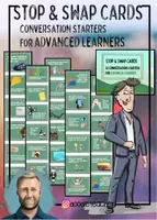 Aperçu - Autre type de ressources - Stop & Swap Cards - Conversation Starters for Advanced Learners - Page de couverture