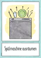 Aperçu - Jeux - Tägliche Aktivitäten PAKET - Bildkarten / Flashkarten und Domino Spiel - Page 3
