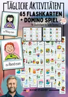 Aperçu - Jeux - Tägliche Aktivitäten PAKET - Bildkarten / Flashkarten und Domino Spiel - Page de couverture