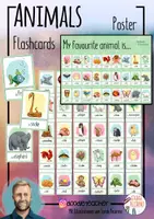 Aperçu - Inclusion - Animals - Flashcards and Poster - Page de couverture