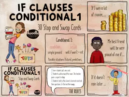 Aperçu - Apprentissages en autonomie - Conditional I / If-Clauses 1 - Stop and Swap Cards NEW - Page 2