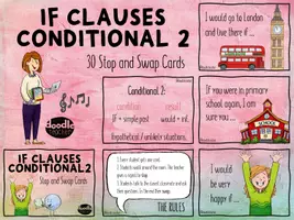 Aperçu - Apprentissages en autonomie - Conditional II / If-Clauses 2 - Stop and Swap Cards NEW - Page 2