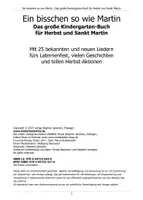 Vorschau - Mal- und Bastelvorlagen - Ein bisschen so wie Martin - Das große Kindergarten-Buch für Herbst und Sankt Martin - Seite 1