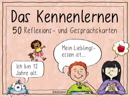 Aperçu - Inclusion - Kennenlernen - 50 Reflexions und Gesprächskarten - Page 1