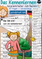 Aperçu - Jeux - Kennenlern - Gesprächsfächer / Deutsch, DaF & DaZ - Page de couverture