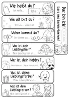 Aperçu - Jeux - Kennenlern - Gesprächsfächer / Deutsch, DaF & DaZ - Page 1