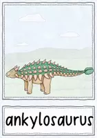 Aperçu - Affichage - Dinosaurs - 30 Flashcards - Page 3