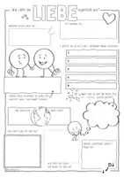 Aperçu - Feuilles d'exercices - Wie sieht eigentlich Liebe aus? - Sketchnote - Page 1