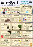 Aperçu - Jeux - Warm-Ups for the English Classroom 6 + Video Call Version - Page de couverture