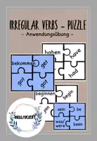 Aperçu - Jeux - Irregular Verbs - Puzzle - cours d'anglais - vocabulary exercise - Page de couverture