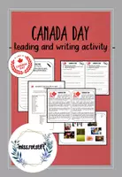 Aperçu - Préparation de séance / Séance complète - Canada Day - Reading Comprehension - Creative Writing - Page de couverture