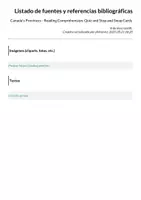 Aperçu - Préparation de séance / Séance complète - Canada's Provinces - Reading Comprehension, Quiz and Stop and Swap Cards - Page 2