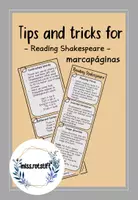 Aperçu - Préparation de séance / Séance complète - Reading Shakespeare - tips and tricks - Page de couverture