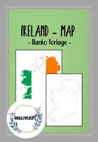 Aperçu - Cliparts/Visuels - Ireland map - shape - clipart for worksheets - Page de couverture