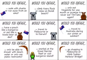 Aperçu - Autre type de ressources - Would you rather - Australia Edition - Speaking Activity - Page 3