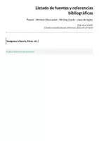 Aperçu - Affichage - Poster - Written Discussion - Writing Guide - clase de inglés - Page 2