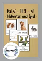Aperçu - Cartes / Images - DaF/Z - Haustiere - Bildkarten - Finde jemanden, der... - Page de couverture