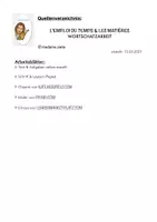 Aperçu - Jeux - Emploi du temps & les matières (Einführung & Tandembogen) - Page 1