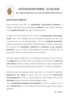 Aperçu - Préparation de séance / Séance complète - IKK - Une journée au collège - Vergleich des Schultages in Frankreich & Deutschland - Page 2