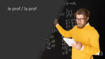 Aperçu - Présentation / Support pour le tableau - Les métiers Wortfeld Berufe Französisch Powerpoint - Page 3