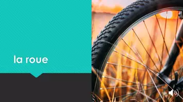 Aperçu - Présentation / Support pour le tableau - Le vélo Introduction & exercice de vocabulaire Powerpoint - Page 2