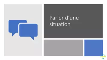 Aperçu - Présentation / Support pour le tableau - Parler d'une situation - PP Kommunikationsprüfung Französisch - Page 2