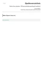 Aperçu - Présentation / Support pour le tableau - Parler d'une situation - PP Kommunikationsprüfung Französisch - Page 1