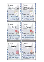 Aperçu - Jeux - I have... who has... (ordinal numbers, dates, months, special days) - Page 3