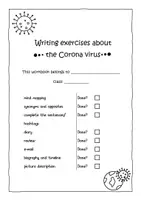 Aperçu - Feuilles d'exercices - Writing activities about the Corona virus - Page 2