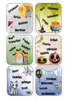 Aperçu - Cartes d'exercices - Reizwörter-Sammlung: Gruselgeschichten (Aufgabenkarten) - Page 2