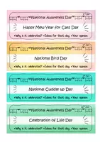 Aperçu - Cartes d'exercices - Speaking activity: National Awareness Days (one minute talk) - Page 2