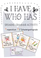 Aperçu - Jeux - I have...who has... (imperative, Befehle) 2 Schwierigkeitsgrade - Page de couverture