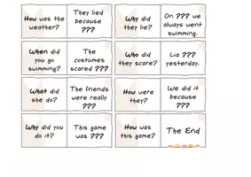 Aperçu - Jeux - Domino: simple past (questions) - Page 3
