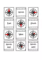 Aperçu - Jeux - Find the pairs: Cardinal points (Geografie bilingual) - Page 2