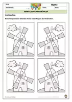 Aperçu - Préparation de séquence / Séquence complète - Einmaleins Windmühlen (auch Homeschooling) kleines Einmaleins - Page 3