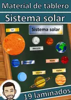 Aperçu - Préparation de séquence / Séquence complète - Sistema solar - Material de tablero (planetas) - (Español) - Page de couverture