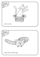 Aperçu - Feuilles d'exercices - Brown Owl - A5 COLOURING RHYMING SENTENCES - Page 2