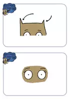Aperçu - Présentation / Support pour le tableau - Brown Owl - BODY PARTS flashcards and wordcards - Page 2