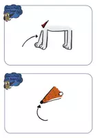 Aperçu - Présentation / Support pour le tableau - Brown Owl - BODY PARTS flashcards and wordcards - Page 3