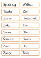 Vorschau - Poster - Deutsch Wortarten Kärtchen - Seite 3