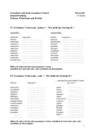 Aperçu - Feuilles d'exercices - 140 trennbare und untrennbare Verben Intensivtraining B1 - Page 1