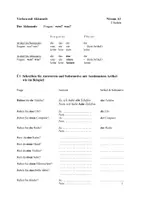 Aperçu - Feuilles d'exercices - Akkusativ - Sätze bilden: 20 Verben mit Akkusativ A1 - Page 1