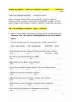 Aperçu - Feuilles d'exercices - Stellung der Objekte - Verben mit Akkusativ und Dativ A2 - Page 1