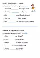 Aperçu - Feuilles d'exercices - Verben mit Vokalwechsel im Präsens - Page 2