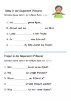 Aperçu - Feuilles d'exercices - Verben mit Vokalwechsel im Präsens - Page 3